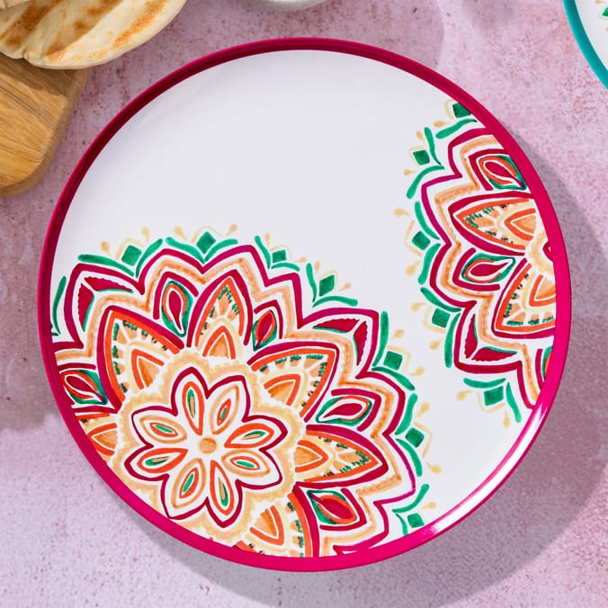 The Outdoor Edit Travellers Bazaar Plates 4 Pack