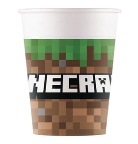 Minecraft Paper Cup 8 Pack