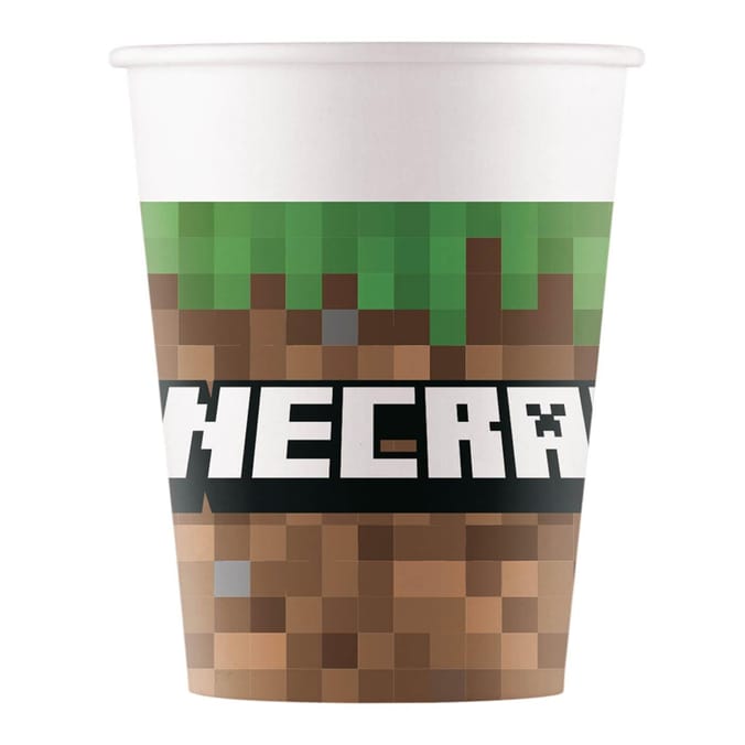 Minecraft Paper Cup 8 Pack
