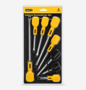 Equip Tools Cabinet Screwdriver Set 8 Piece