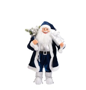 Festive Feeling 60cm Christmas Santa - Navy