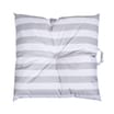 The Outdoor Living Collection Hamptons Water Resistant Floor Cushion - Grey Stripe