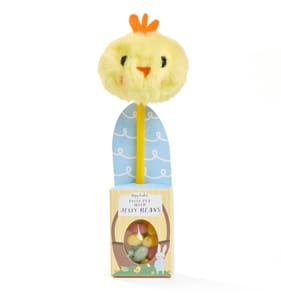 Hoppy Easter Plush Pen With Jelly Beans - Chick