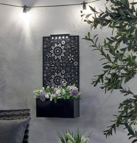 Firefly Floor & Wall Mounted Planter Solar Light