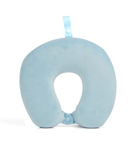 Travel Shop Memory Foam Travel Pillow - Blue 