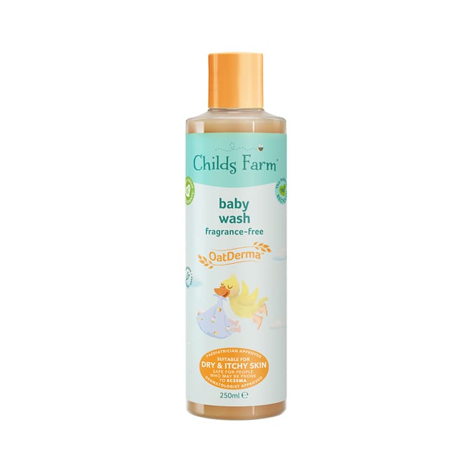 Childs Farm OatDerma Baby Wash Fragrance-Free 250ml