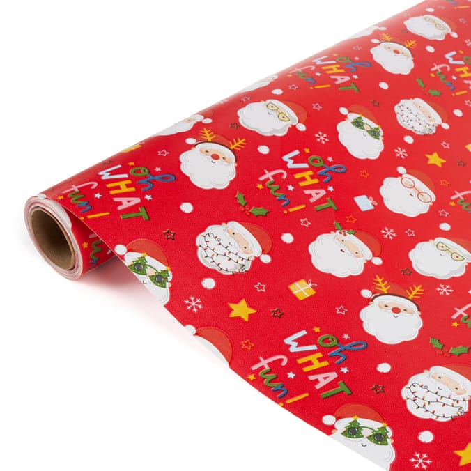 Sleigh Bells 12Metre Wrapping Paper