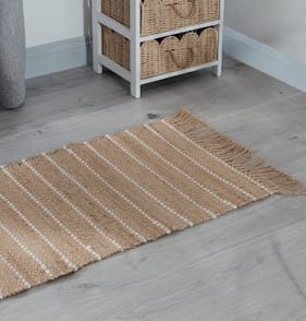 The Lifestyle Edit Tranquillity Jute & Wool Woven Runner