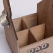 Just For You Dad 4x Beer Crate with Opener