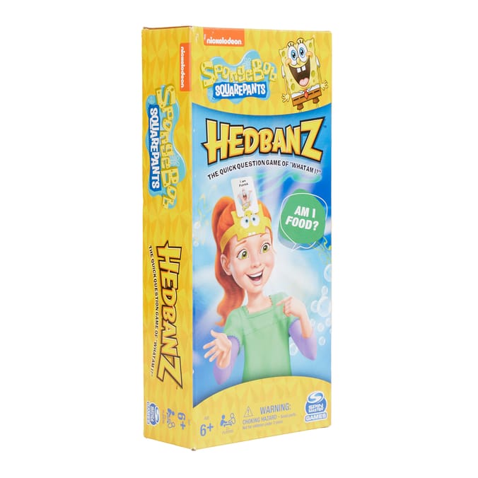 Hedbanz SpongeBob Squarepants Family Question Game