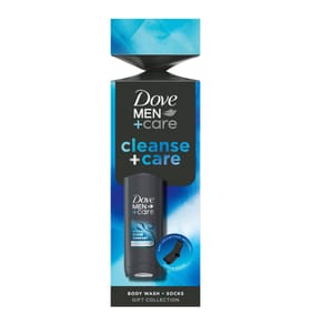 Dove Men+Care Cleanse+Care Body Wash & Socks Gift Set 
