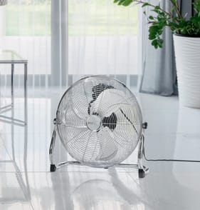 Pifco 16" Floor Fan - Chrome