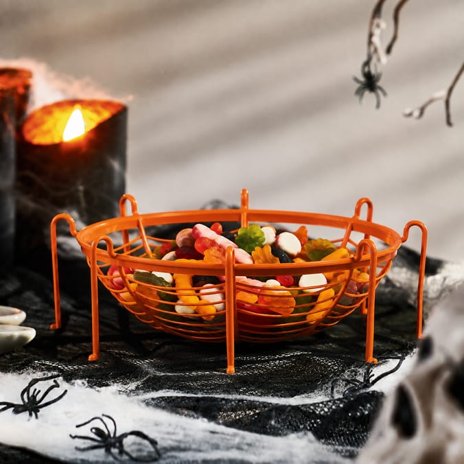 Haunted House Bowl With Spider Legs
