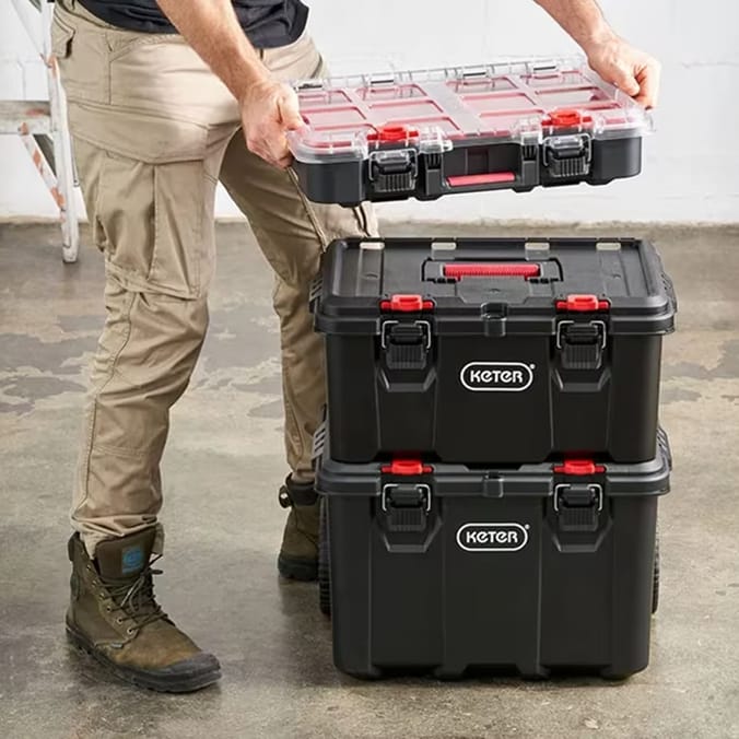 Keter Stack & Roll Tool Storage System - Graphite