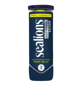 Sealions Championship Pro Padel Balls 3 Pack - Silver