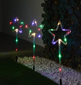 Prestige Battery Operated LED Stake Light - Multi-Colour Star