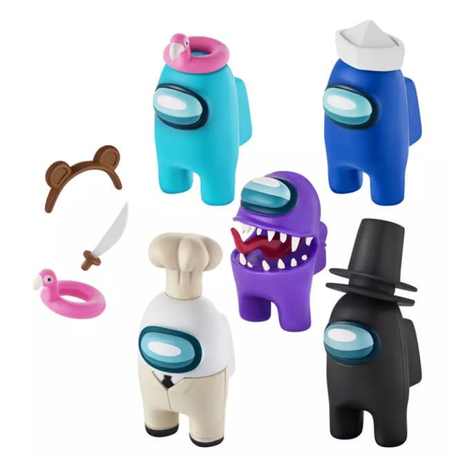 Among Us Crewmate Figures 5 Pack