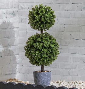Jardin Artificial Two Ball Topiary Tree