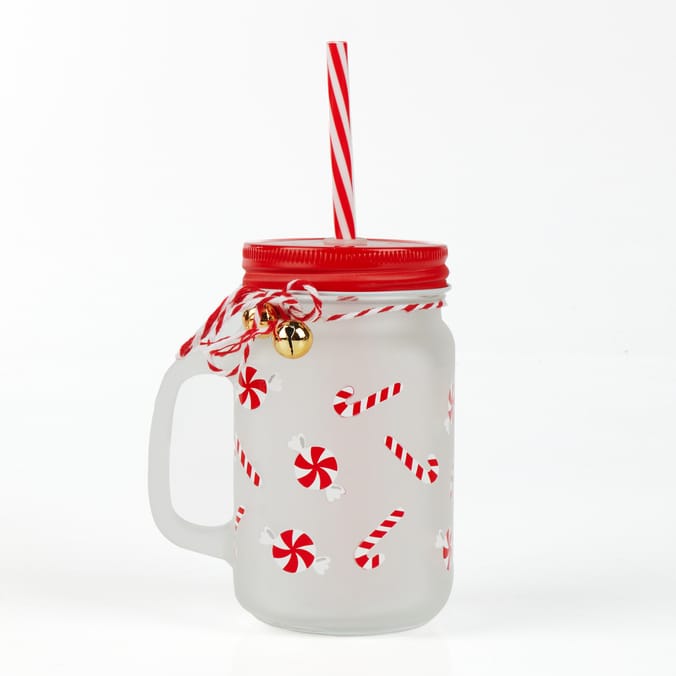 Sleigh Bells Character Mason Jar