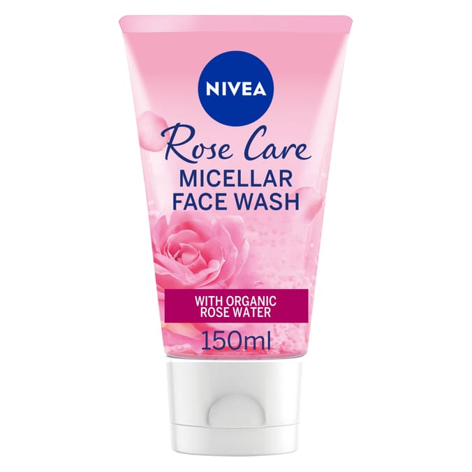 NIVEA Rose Care Micellar Face Wash with Organic Rose Water 150ml