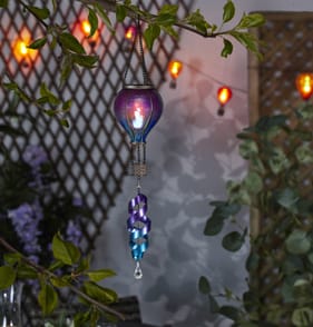 Firefly Hot Air Balloon Spiral Solar Light