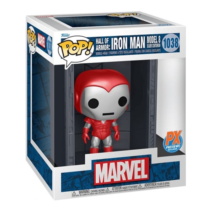Pop Vinyl Deluxe Marvel Iron Man Hall Of Armour Iron Man Model 8