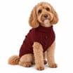 My Pets Cable Knit Jumper Burgundy 