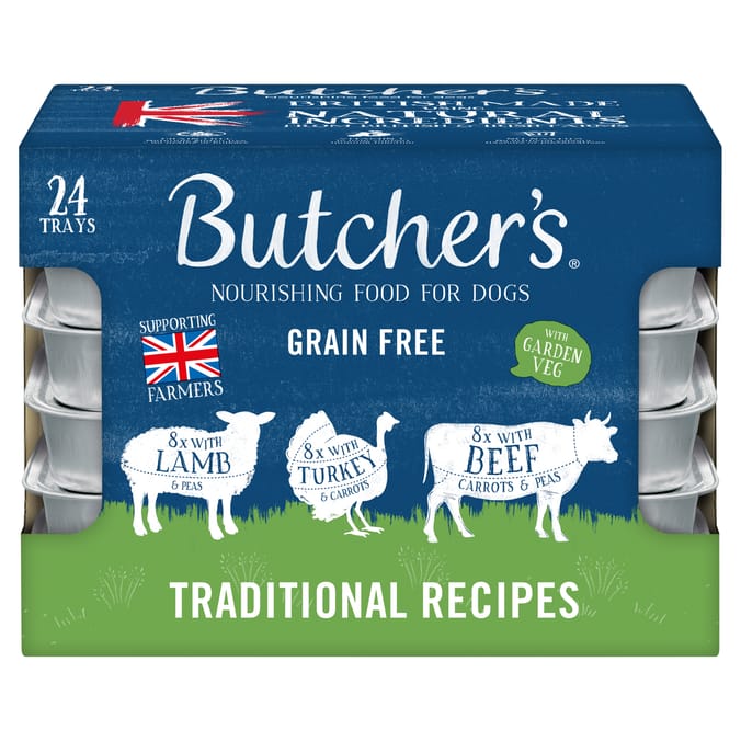 Butcher's Nourishing Food For Dogs Traditional Recipes 24 x 150g