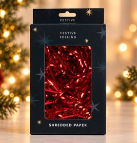 Festive Feeling Shredded Tinsel - Red