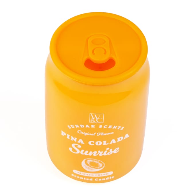 Sundae Scents Pop Can Scented Candle 310g - Pina Colada Sunrise 