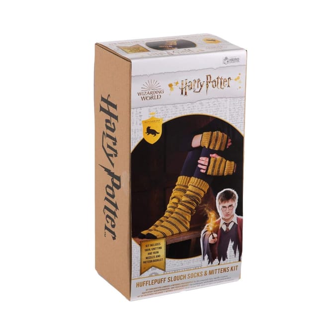 Harry Potter Hufflepuff Slouch Socks & Mittens Kit