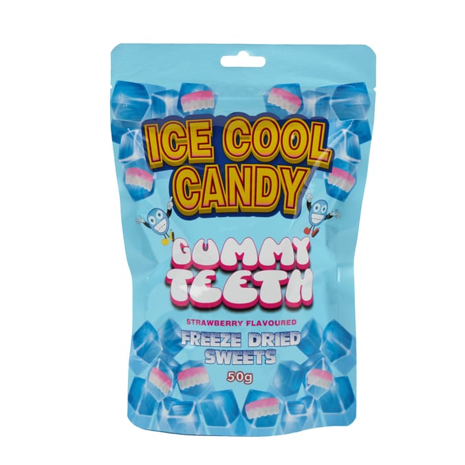 Ice Cool Candy Gummy Teeth Strawberry 50g