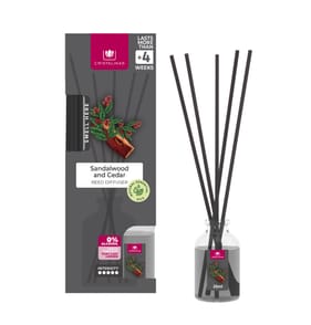 Cristalinas Reed Diffuser 25ml - Sandalwood & Cedar