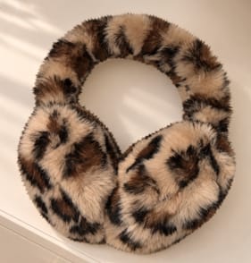 Original Winter Ladies Earmuffs - Leopard