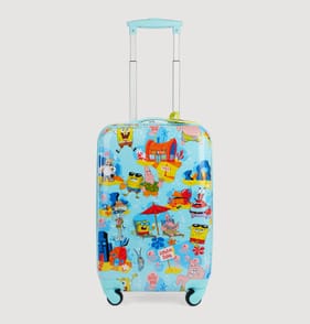 Spongebob Squarepants Hard Shell Cabin Suitcase 22" - Bikini Bottom Print