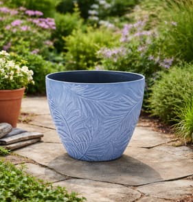 Jardin Leaves Cluster Planter 30cm - Blue