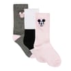 Disney Mickey Mouse Boot Crew Socks 3 Pack - Size 4-10