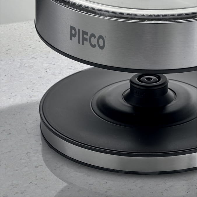 Pifco Illuminating Glass Cordless Kettle 1.7l