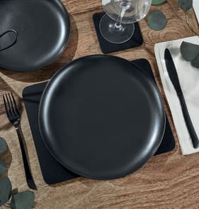 Tom Kitchin Matte Black 11" Dinner Plate