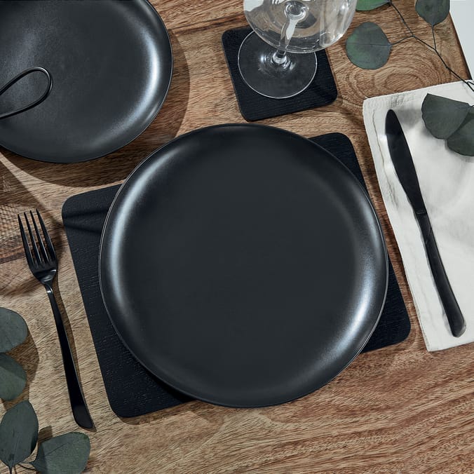 Tom Kitchin Matte Black 11" Dinner Plate