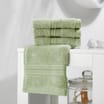 Home Collections Sage Green 6 Luxury Face Cloths
