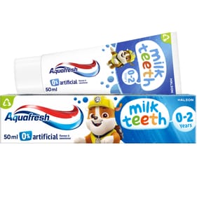 Aquafresh Kids Milk Teeth Toothpaste 0-2 Years 50ml