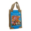 Webbs Decorative Dahlia Jute Bag - Collarette Mixture