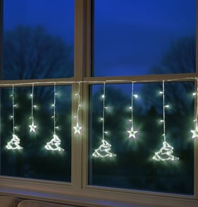 Hallow Scream Curtain Light - Witch