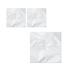 Stick Ease Self-Adhesive Vinyl Wall Tiles 3 Pack - Stone x2