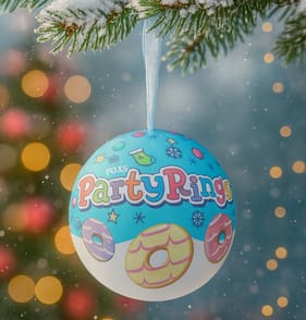 Party Rings Bauble Tin