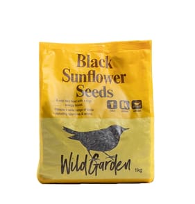 Wild Garden Black Sunflower Seeds 1kg