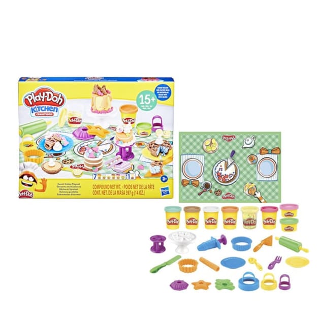 PlayDoh Kitchen Creations Playset Sweet Cakes Home Bargains