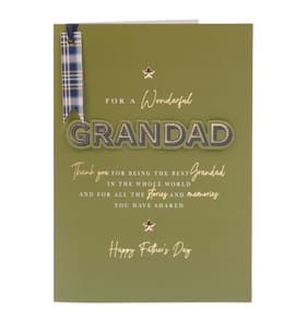 Fathers Day Card - For a Wonderful Grandad
