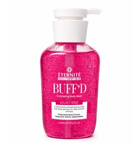 Eternite Buff'd Exfoliating Body Wash 400ml - Velvet Rose